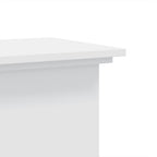 Supporto per Piante Bianco 33x33x80 cm in Legno Multistrato