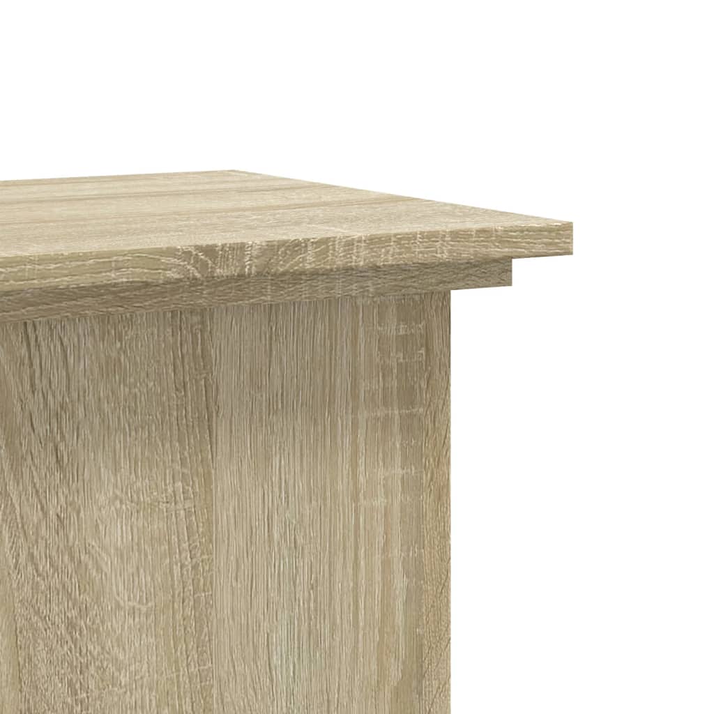 Supporto per Piante Rovere Sonoma 33x33x80 cm Legno Multistrato