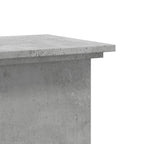 Supporto per Piante Grigio 33x33x80 cm in Legno Multistrato