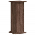Supporto per Piante Rovere Marrone 33x33x80cm Legno Multistrato