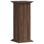 Supporto per Piante Rovere Marrone 33x33x80cm Legno Multistrato