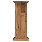 Supporto per Piante Legno Vecchio 33x33x80 cm Legno Multistrato