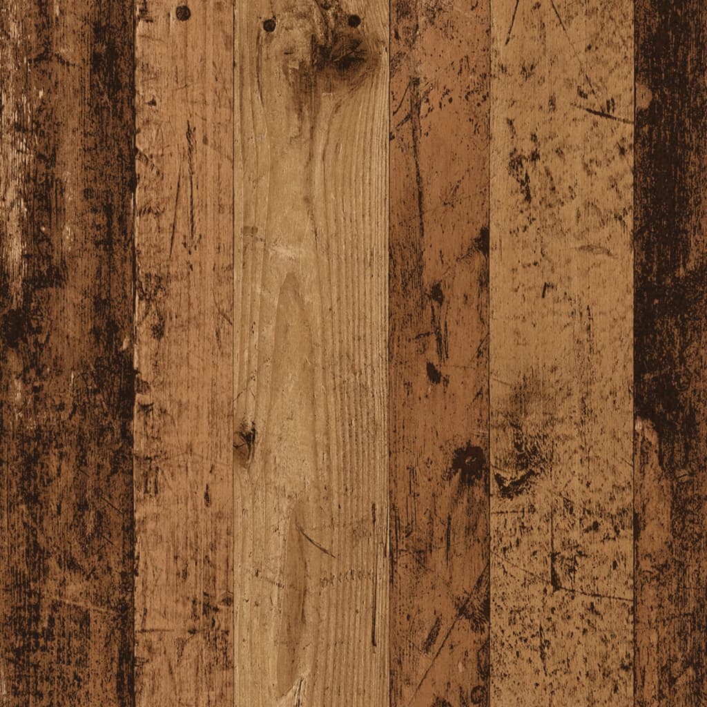 Supporto per Piante Legno Vecchio 33x33x80 cm Legno Multistrato