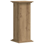 Supporto per Piante Rovere Artigianale 33x33x80 cm Multistrato