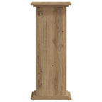 Supporto per Piante Rovere Artigianale 33x33x80 cm Multistrato