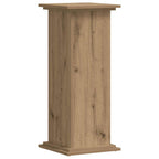 Supporto per Piante Rovere Artigianale 33x33x80 cm Multistrato