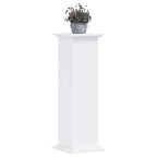 Supporto per Piante Bianco 33x33x100 cm in Truciolato