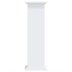 Supporto per Piante Bianco 33x33x100 cm in Truciolato