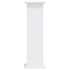 Supporto per Piante Bianco 33x33x100 cm in Truciolato