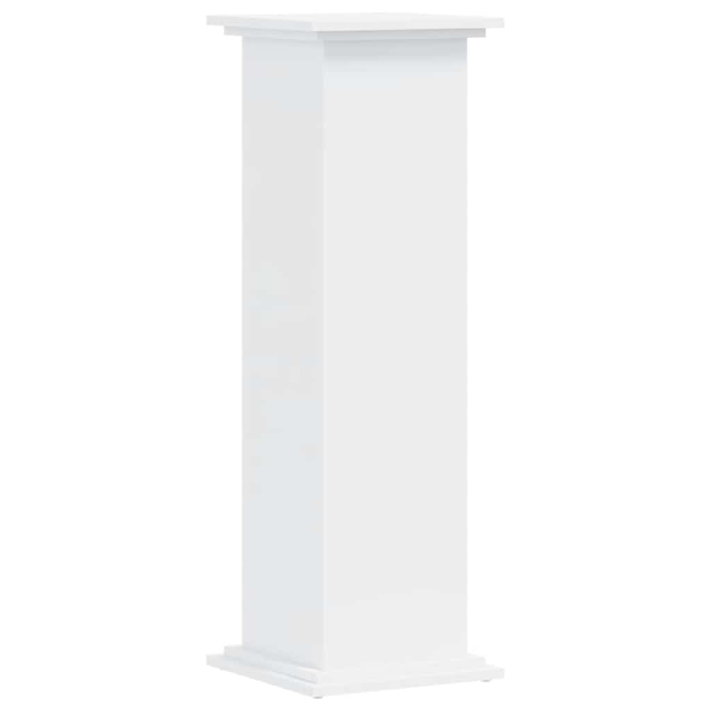 Supporto per Piante Bianco 33x33x100 cm in Truciolato