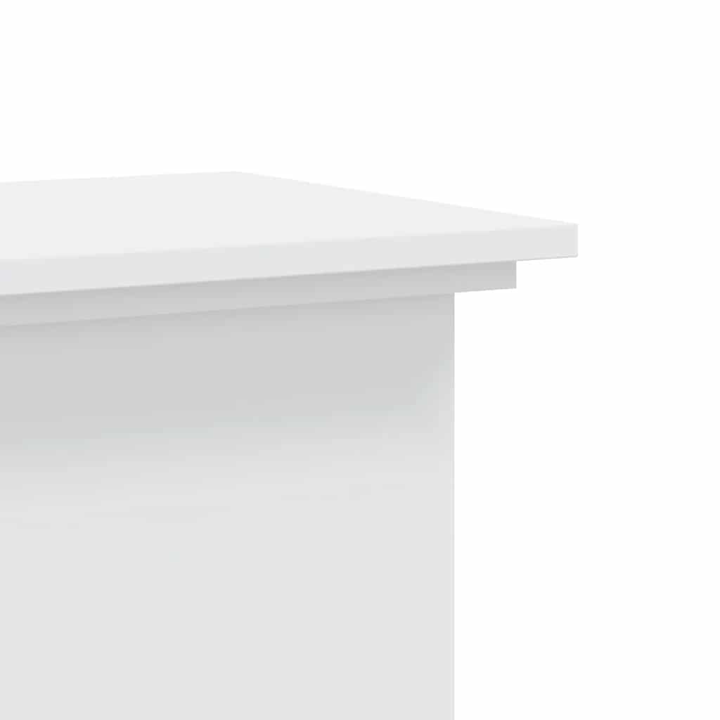 Supporto per Piante Bianco 33x33x100 cm in Truciolato