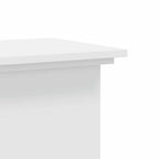 Supporto per Piante Bianco 33x33x100 cm in Truciolato