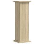 Supporto per Piante Rovere Sonoma 33x33x100cm Legno Multistrato
