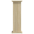 Supporto per Piante Rovere Sonoma 33x33x100cm Legno Multistrato