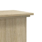 Supporto per Piante Rovere Sonoma 33x33x100cm Legno Multistrato