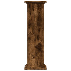 Supporto per Piante Rovere Fumo 33x33x100 cm in Truciolato