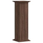 Supporto per Piante Rovere Marrone 33x33x100 cm in Truciolato