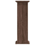 Supporto per Piante Rovere Marrone 33x33x100 cm in Truciolato