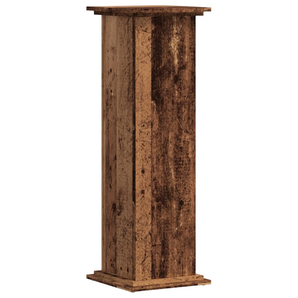 Supporto per Piante Legno Vecchio 33x33x100 cm in Truciolato