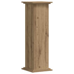 Supporto per Piante Rovere Artigianale 33x33x100 cm Truciolato
