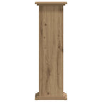 Supporto per Piante Rovere Artigianale 33x33x100 cm Truciolato