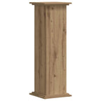 Supporto per Piante Rovere Artigianale 33x33x100 cm Truciolato