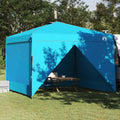 Tenda Gazebo Blu 290 x 290 x 251 cm Tessuto