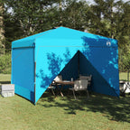 Tenda Gazebo Blu 290 x 290 x 251 cm Tessuto