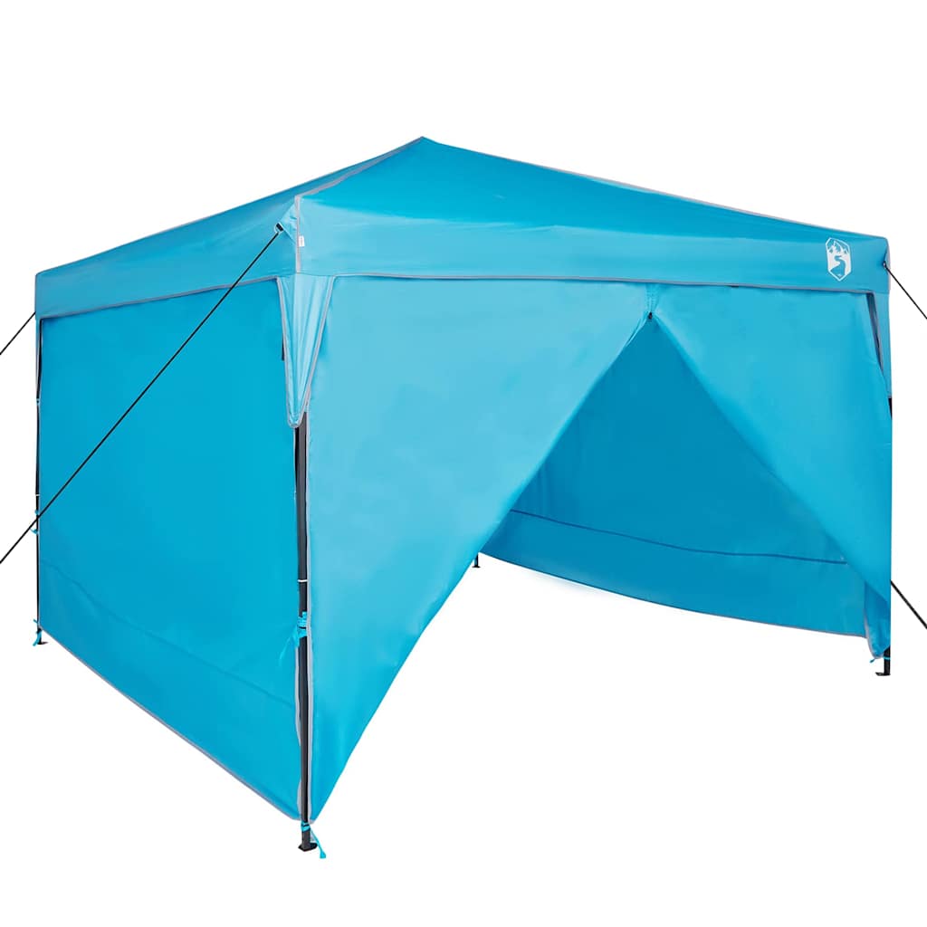 Tenda Gazebo Blu 290 x 290 x 251 cm Tessuto