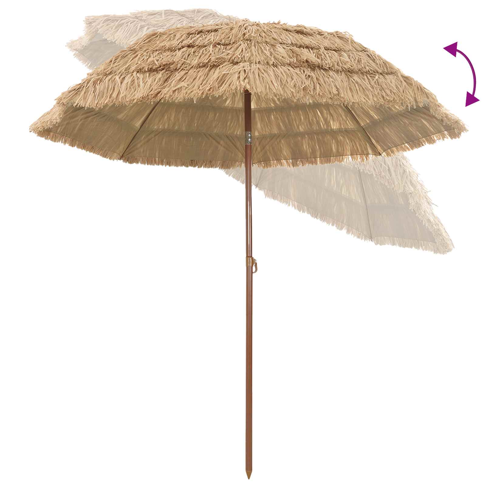 Ombrello da giardino Naturale 205 x 205 x 210 cm