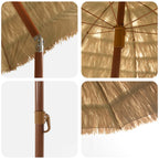 Ombrello da giardino Naturale 255 x 255 x 255 cm