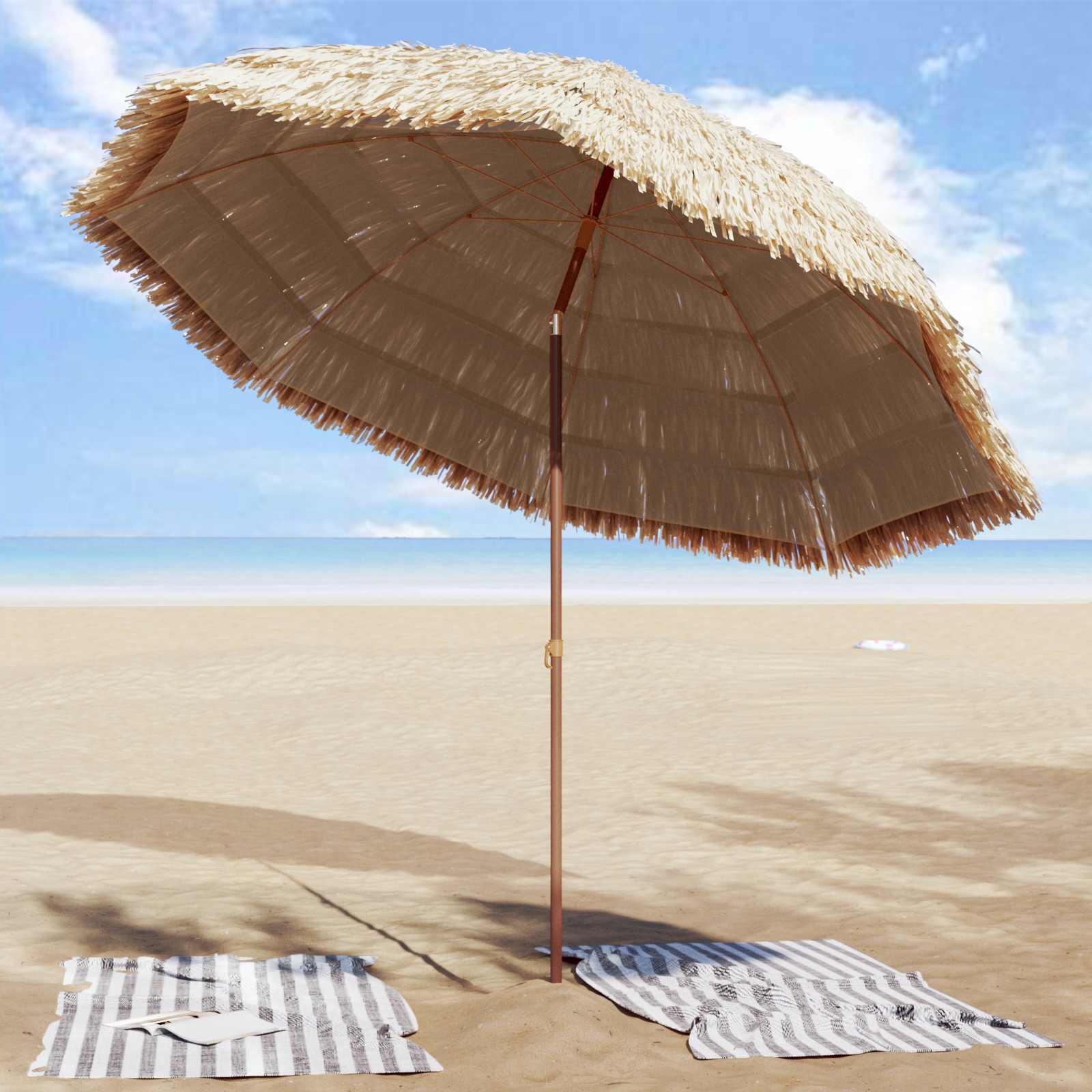 Ombrello da giardino Naturale 255 x 255 x 255 cm