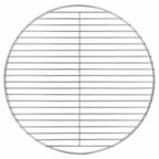 Griglia per barbecue Argento 43 x 43 cm Acciaio inossidabile