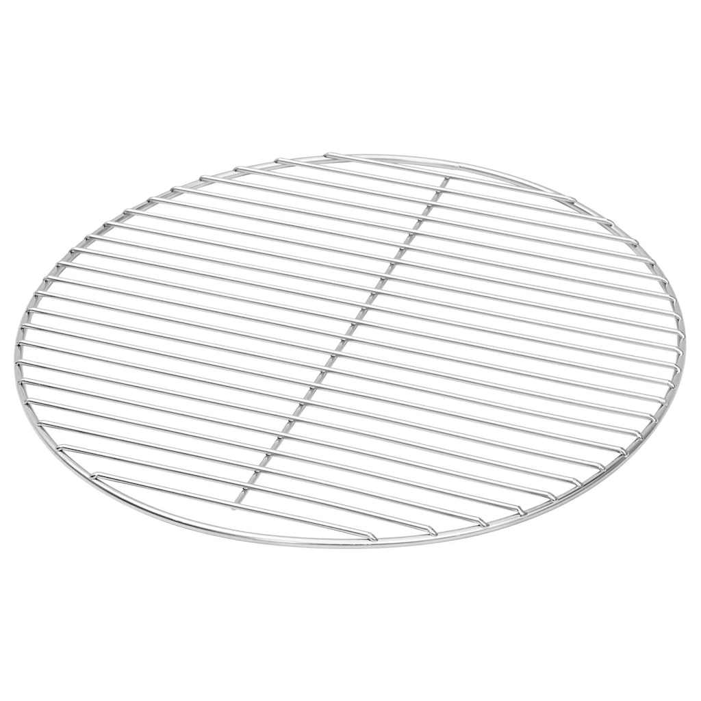 Griglia per barbecue Argento 43 x 43 cm Acciaio inossidabile