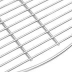 Griglia per barbecue Argento 57 x 57 cm Acciaio inossidabile