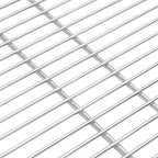 Griglia per barbecue Argento 60 x 60 cm Acciaio inossidabile