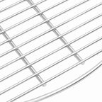 Griglia per barbecue Argento 60 x 60 cm Acciaio inossidabile