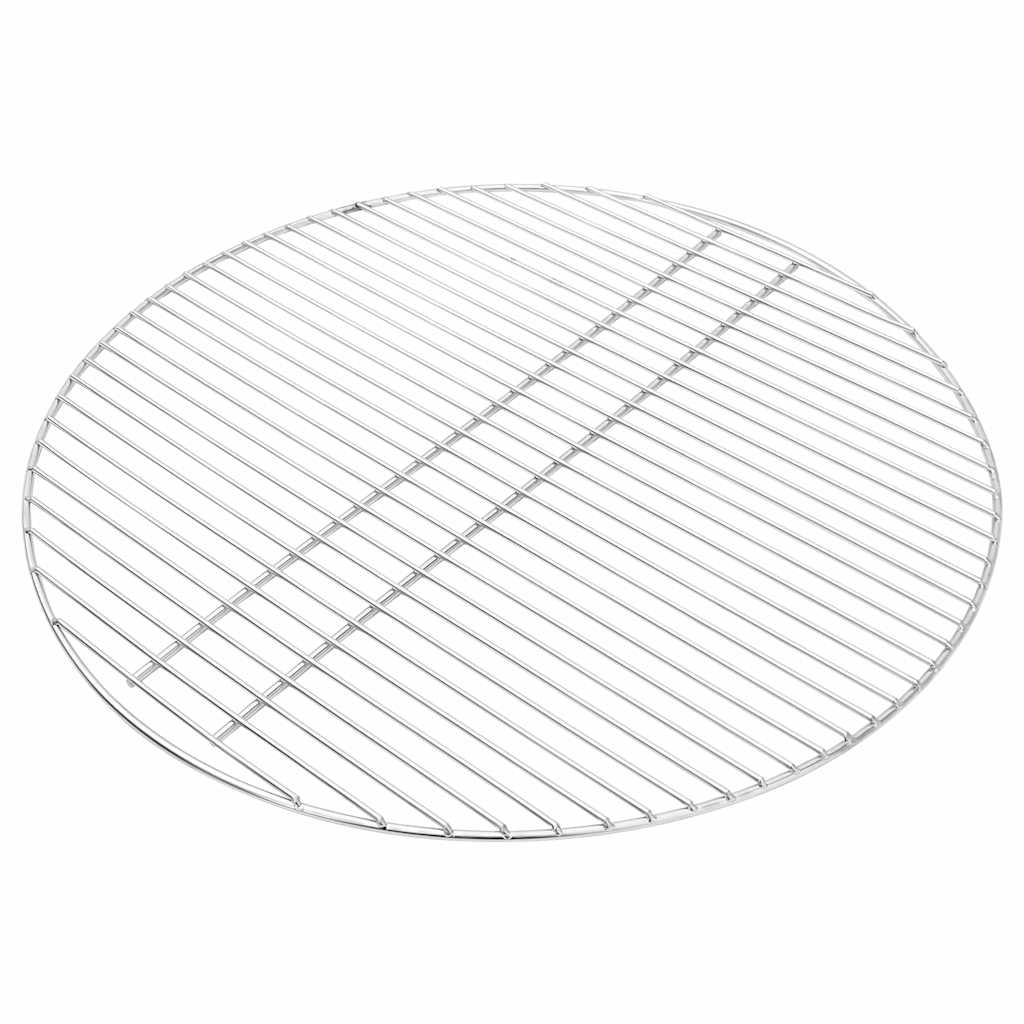 Griglia per barbecue Argento 60 x 60 cm Acciaio inossidabile