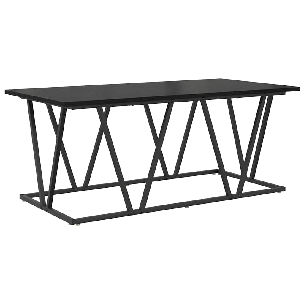 Tavolino da salotto Rovere Nero 100 x 50 x 40 cm