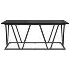 Tavolino da salotto Rovere Nero 100 x 50 x 40 cm
