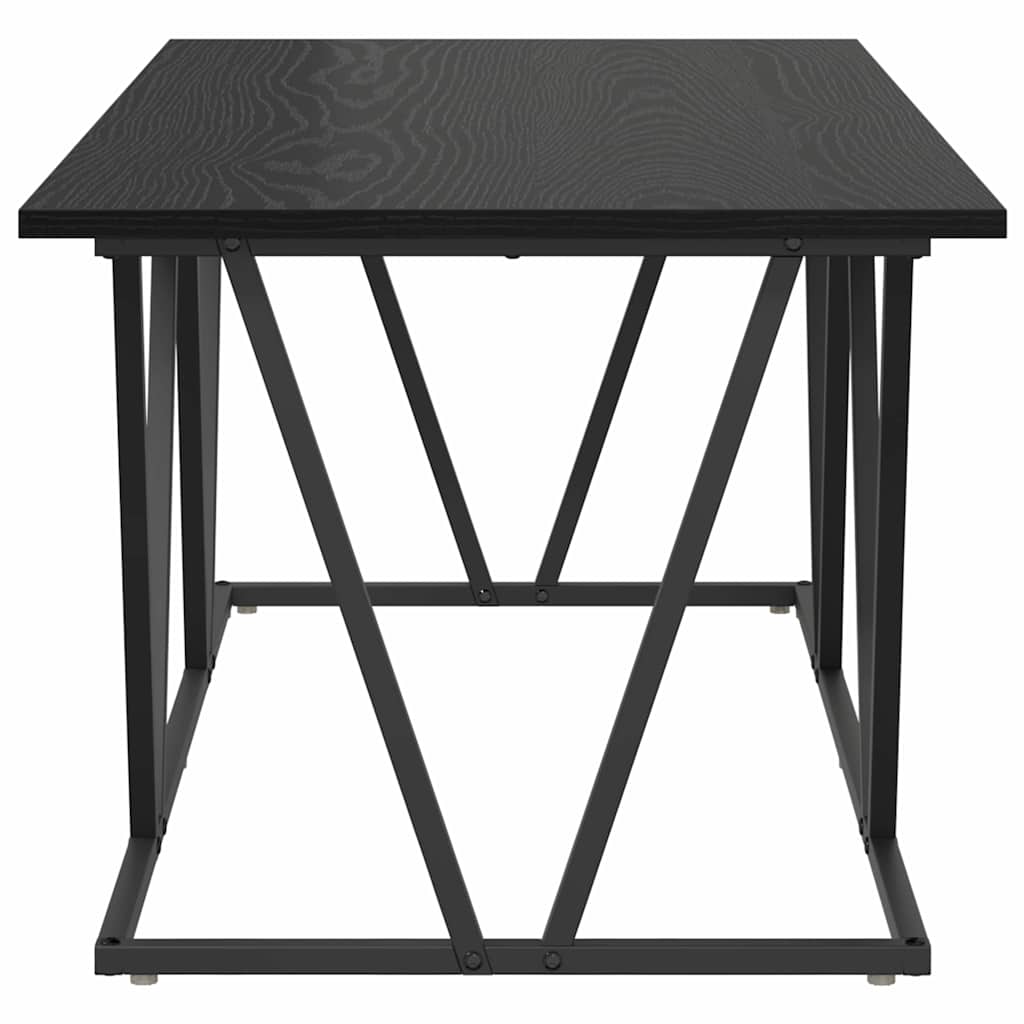 Tavolino da salotto Rovere Nero 100 x 50 x 40 cm