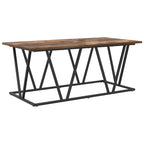 Tavolino da salotto Rovere fumé 100 x 50 x 40 cm