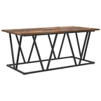 Tavolino da salotto Rovere fumé 100 x 50 x 40 cm