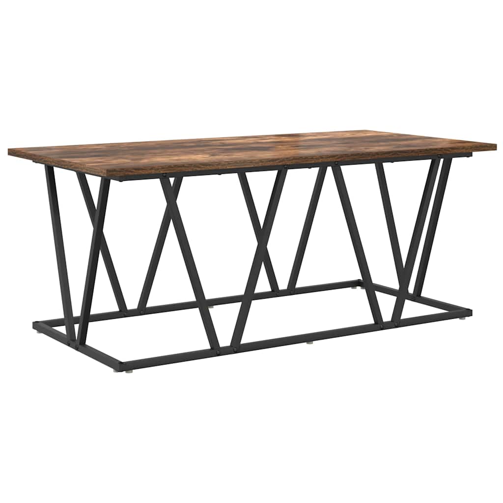 Tavolino da salotto Rovere fumé 100 x 50 x 40 cm