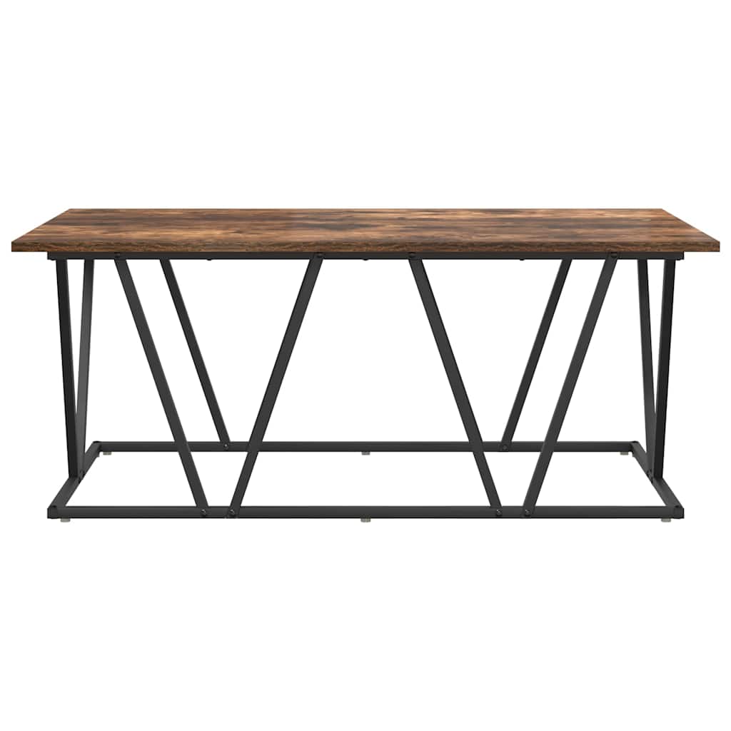 Tavolino da salotto Rovere fumé 100 x 50 x 40 cm