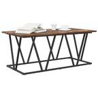 Tavolino da salotto Rovere fumé 100 x 50 x 40 cm