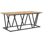 Tavolino da salotto Rovere artigianale 100 x 50 x 40 cm