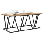 Tavolino da salotto Rovere artigianale 100 x 50 x 40 cm