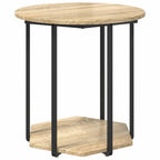 Set tavolini con lo scaffale 2 pcs Marrone
