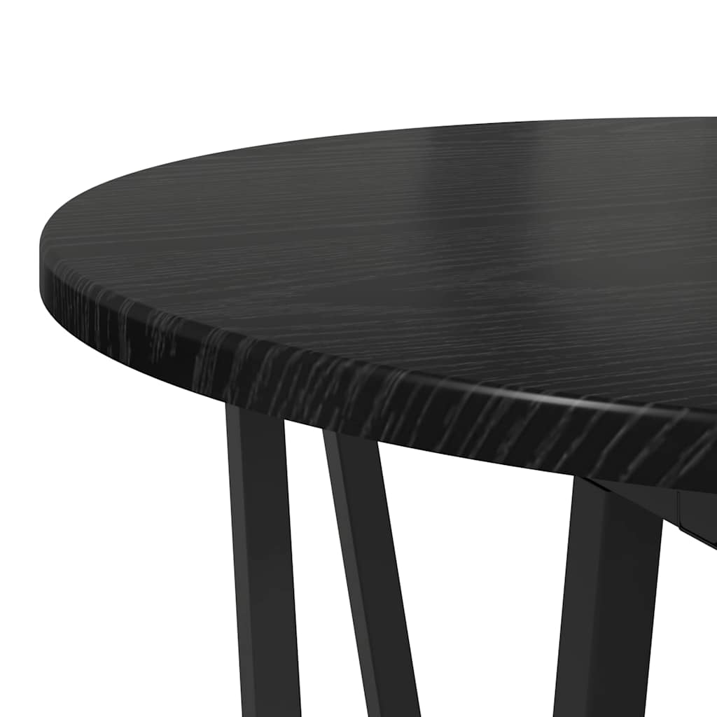 Set tavolini 2 pcs Rovere Nero